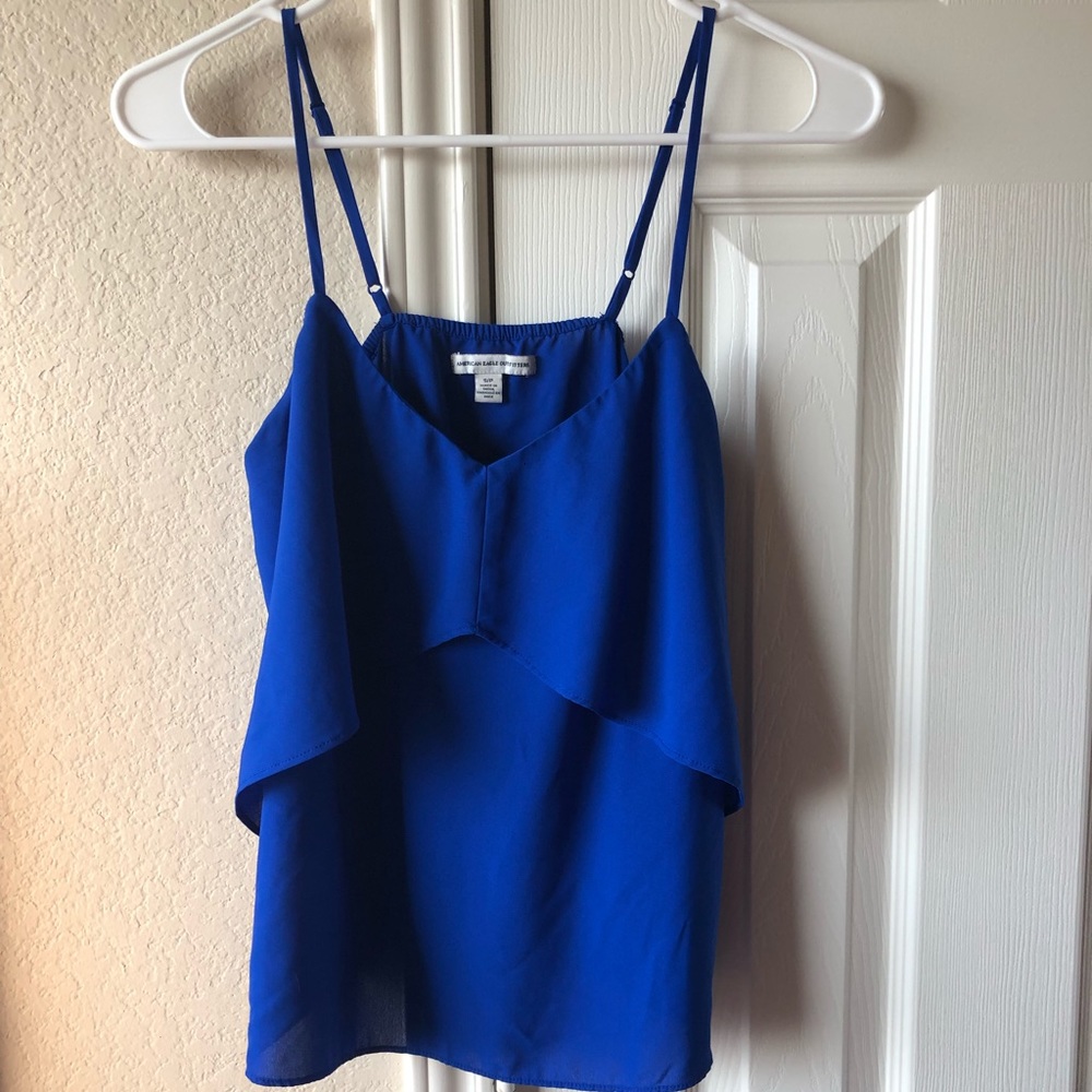 Blue tank top